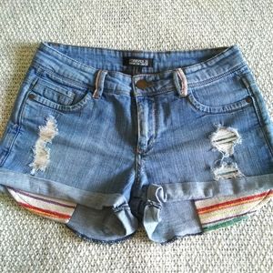 Forever 21 Women's Short Shorts w/Striped Pocket Detail Size 27